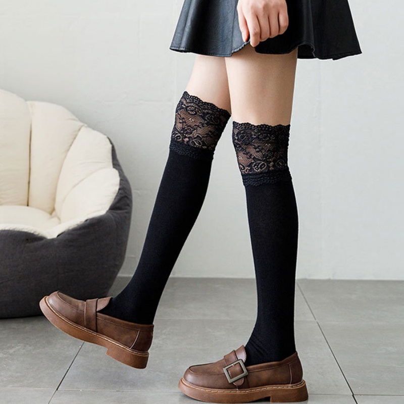 Boot Sock Slouchy - Meias de cano médio com babados