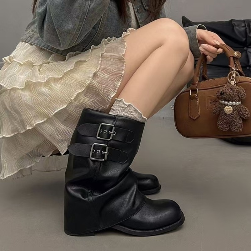 Botas Femininas Pretas de Cano - Boot Sock Slouchy avaliação e preço
