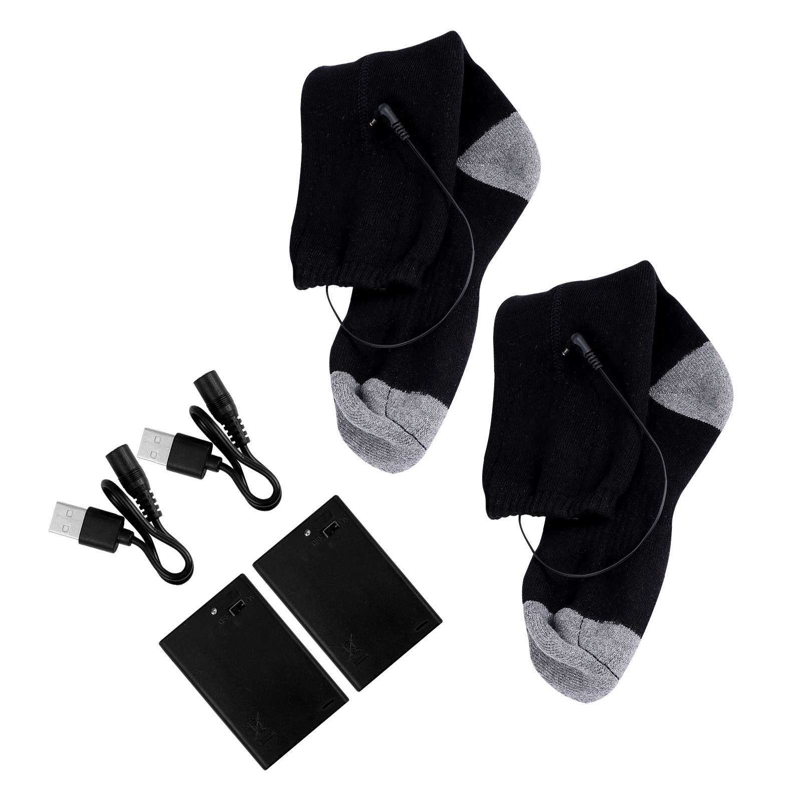 1 Par de Meias Aquecidas USB p - Thermal Sock Winter avaliação e preço